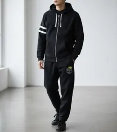 HYDROGEN ハイドロゲン ブラック ジップアップパーカー 限定版