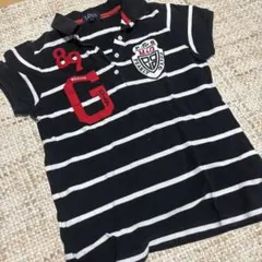 PARLY GATES ストライプポロシャツ 0サイズ