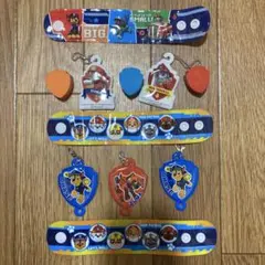 パウ・パトロール キーホルダー・リストバンド・ファスナーチャーム11点セット