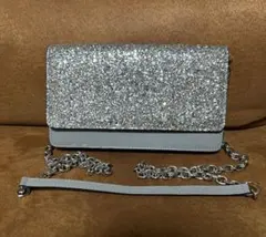 Maison Margiela ウォレットチェーン グリッター シルバー 肩がけのサムネイル