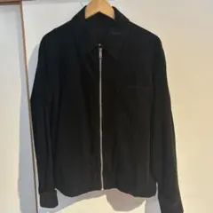 GU コーデュロイ ブラック ジャンパー