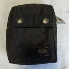 マ*】様 廃盤 PORTER ヘッドポーター PDAポーチ ベルトバッグ ブラッ