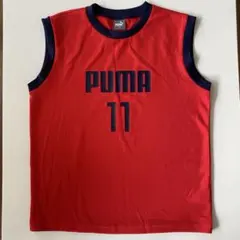 PUMA ノースリーブ タンクトップ 150㎝ レッド スポーツウェア