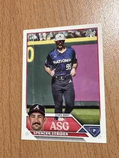 世界1枚目】Topps 2023 Spencer Strider 直筆サイン - メルカリ