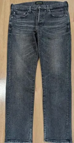 W31 EDIFICE別注レッドカード リズム ブラックユーズドデニム