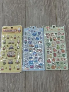 ボンボンドロップ風　　ミッフィー ぷくぷくシール