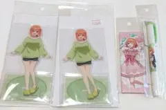 五等分の花嫁　中野四葉 アクリルスタンド おかえりver. スクエア缶バッジ