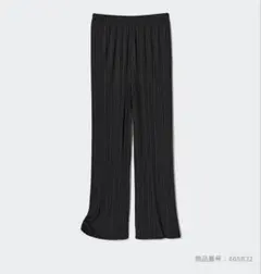 UNIQLO ユニクロ　プリーツストレートパンツ　丈長め　サイズM
