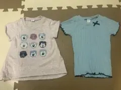 abc 半袖Tシャツ　2枚セット　80cm女の子　中古のサムネイル