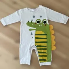 恐竜デザインロンパース　9-12M