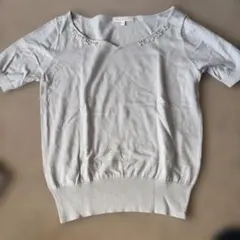 Astoria TRUDEA ビジューVネックニット