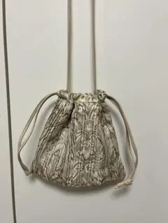 ギャザー付き巾着型ショルダーバッグ LOWRYS FARM