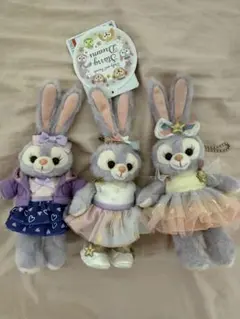 ディズニーシー ステラルー ぬいぐるみバッジ 3点