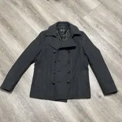 ミッシェルクランオム　ダークグレー ウールコート Mサイズ