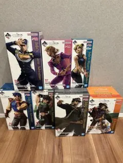 一番くじ　ジョジョの奇妙な冒険　A賞B賞C賞D賞E賞F 賞ラストワン　コンプ