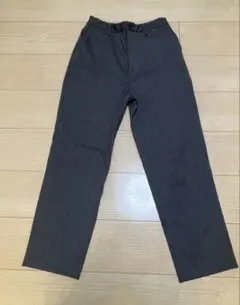 【グローバルワーク】ウツクシルエットテーパードパンツ　グレー