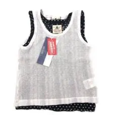 日本製 子供服 ベビー服 2枚 90cm タンクトップ パーティーチケット