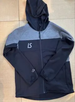 LUZ e SOMBRA フード付きジャージ Lサイズ 黒/グレー