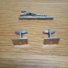 ダンヒル　 カフリンクス タイバー セット