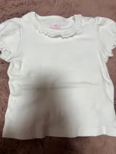 mezzo piano フリル付きTシャツ 80