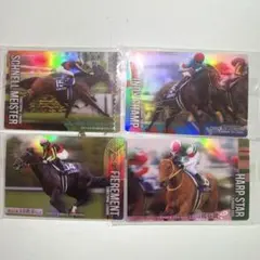サラブレッドホースコレクション　ツインウエハースカード4枚セット