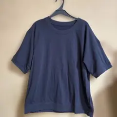 無印良品　ライトスウェットクルーネック半袖Ｔシャツ　ＸＸＬ　ネイビーのサムネイル
