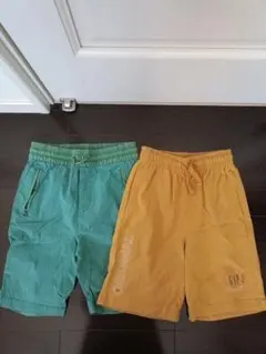 GAP 半ズボン グリーン　イエロー2点セット140〜150 XL L