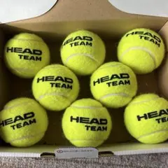 （訳あり）空気圧半分くらい　テニスボール　新品未使用8球