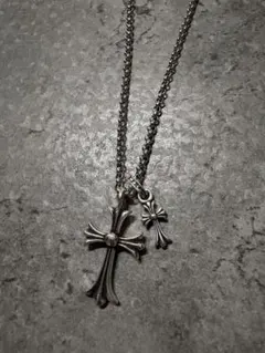00s Y2K archive cross grunge necklace - メルカリ