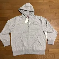 【未使用タグ付き】CONVERSE ジップアップパーカー グレー 2L