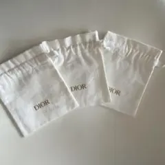 DIOR ミニ巾着 (旧バージョン) 3個セット