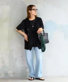 ≪追加≫ダブルブレストノーカラーベスト 2