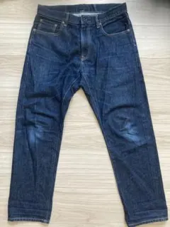 濃紺　赤耳　ユニクロ　レギュラー　ストレート　デニム　Ｗ32