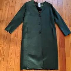 BANANA REPUBLIC ダークグリーン ロングコート XS