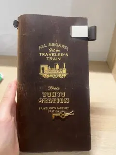✨ステッカー付き【東京駅限定】トラベラーズノート レギュラーサイズ 茶 新品 STICKER SET TOKYO / ステッカーセット TOKYO | TRAVELER'S COMPANY