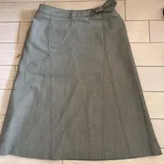 Burberry チェック柄 ひざ丈スカート 38