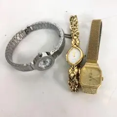 レディース腕時計 まとめ売り AGATHA TECHNOS 含む 3点セット