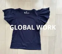 お値下げ★グローバルワーク★フリルスリーブTシャツ
