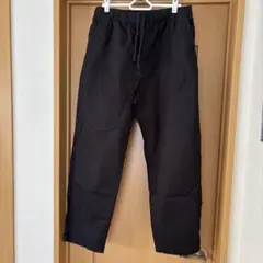 無印良品　紳士　洗いざらしコットンイージーパンツ　L