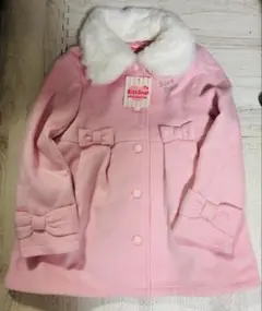 【新品未使用品】　Kiss Drop キッズコート　ピンク 120cm