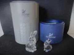 S Y Oさん専用 SWAROVSKI ゾウ親子セット - メルカリ
