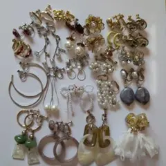 ハンドメイド イヤリング 24点セット まとめ売り