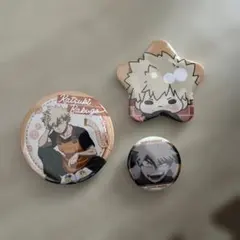 僕のヒーローアカデミア 爆豪勝己 缶バッジ 3種セット