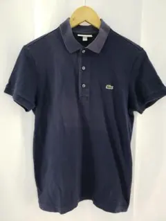 LACOSTE Classic Fit ポロシャツ ネイビー - メルカリ