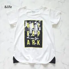 &life 半袖 Tシャツ ホワイト Sサイズ メッシュ 速乾 スポーツのサムネイル