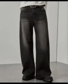 ⭐️新品未使用⭐️ バギーフレア カーブデニムパンツ Alfred Arexのサムネイル