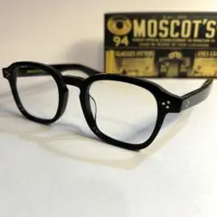 MOSCOT MOMZA モスコット ブラック サイズ49 眼鏡 - メルカリ