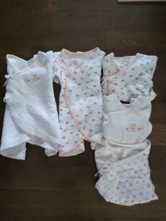 美品‼️ベビー 長短肌着5セット✨