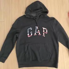 GAP フード付きパーカー グレー