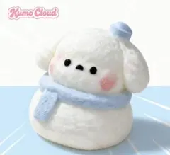 【新品未使用】Kumo Cloud-Japanくまさん雪だるまスクイーズ